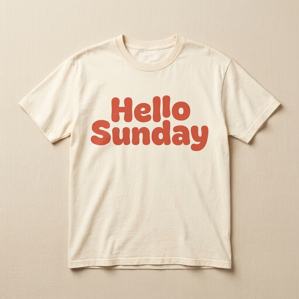 Hello Sunday tee