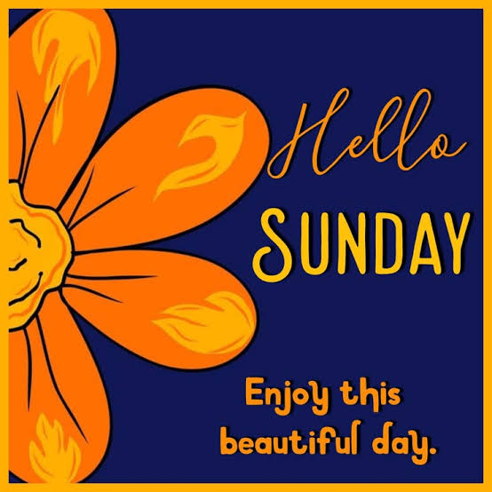 Hello Sunday flowers