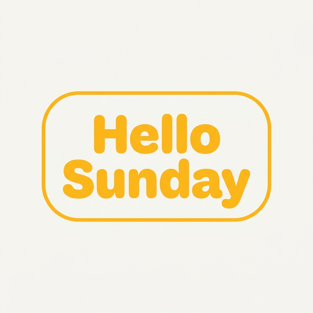 Hello Sunday gold