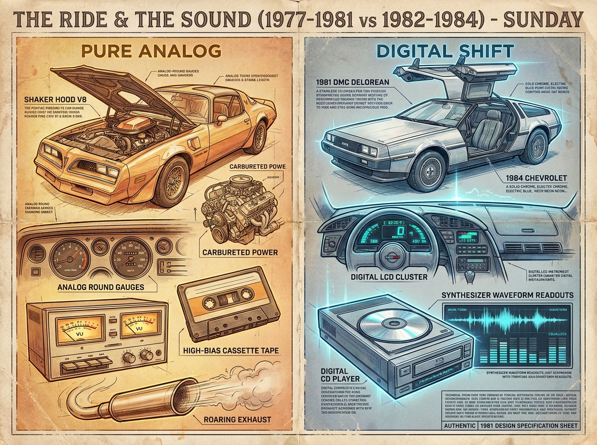 The Ride and the Sound: 1977–1981 analog versus 1982–1984 digital